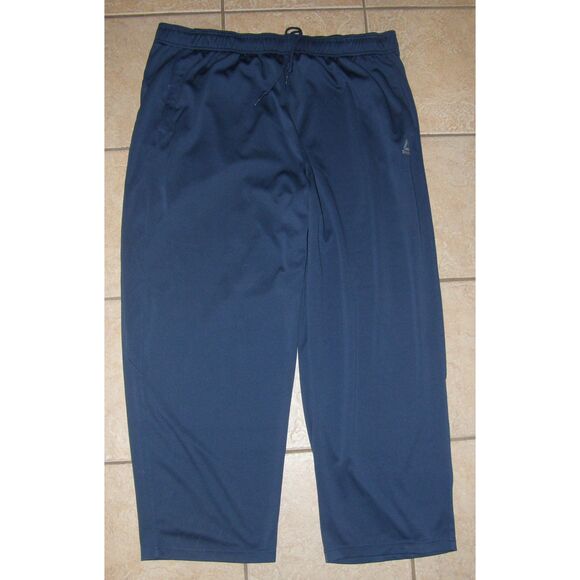 Big Mens Sz 3XL Tall Elastic Waist Stretchy Athletic Blue Pants Pockets REEBOK - Picture 1 of 5
